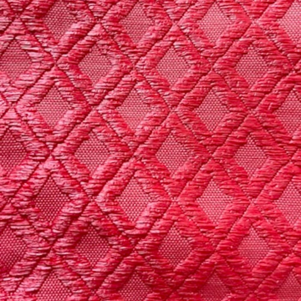 Pencil skirt in bright coral